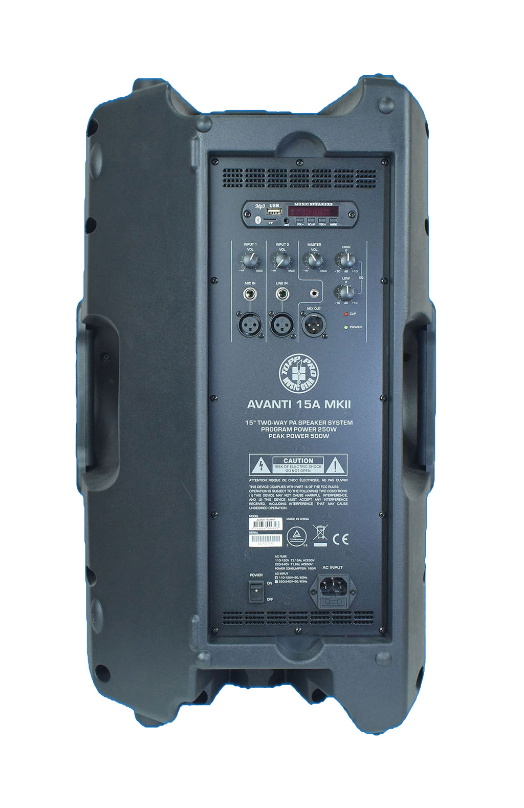 Bocina Activa 15" 500W Topp Pro AVANTI 15A PLUS