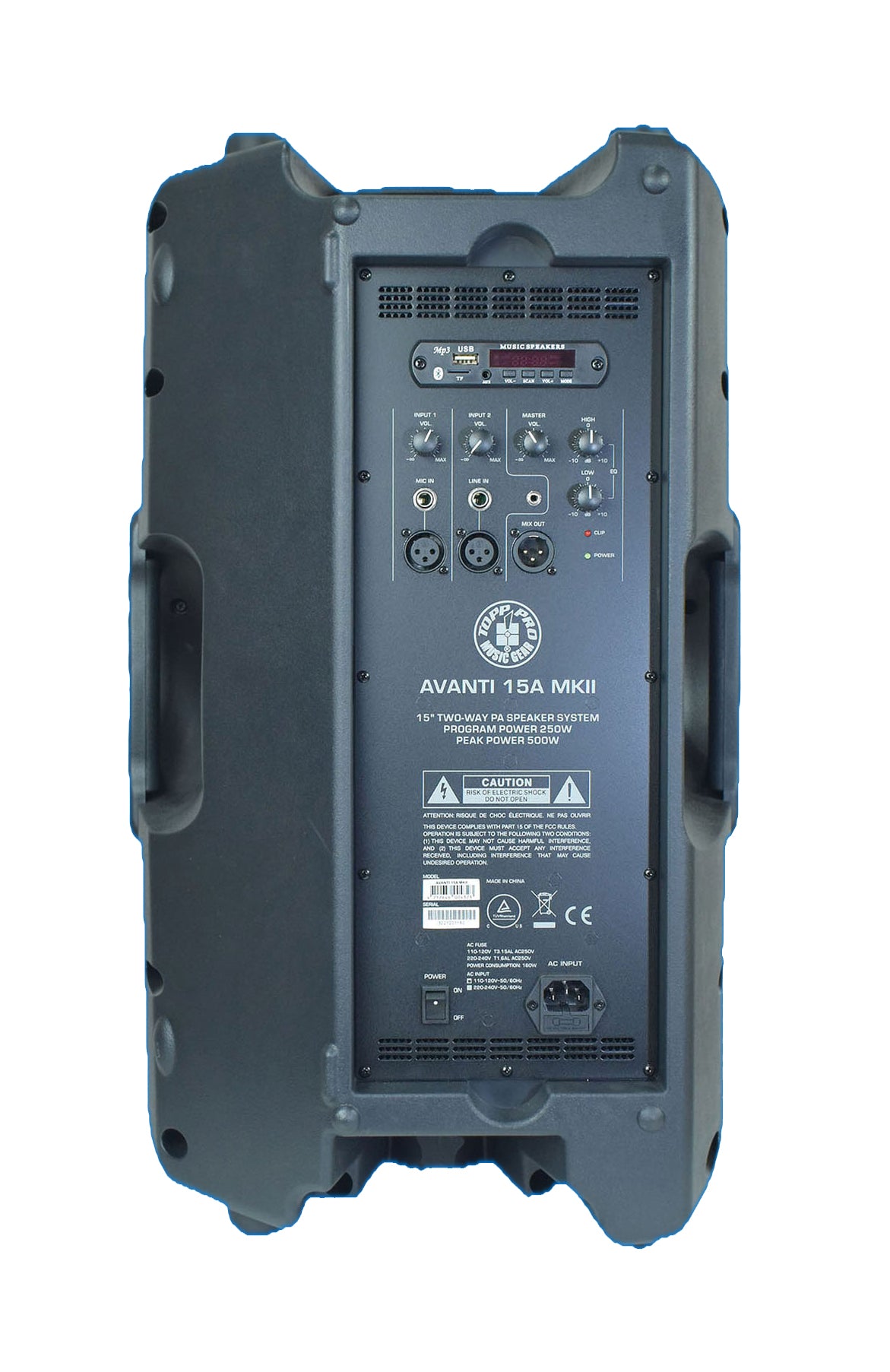 Bocina Activa 15" 500W Topp Pro AVANTI 15A PLUS