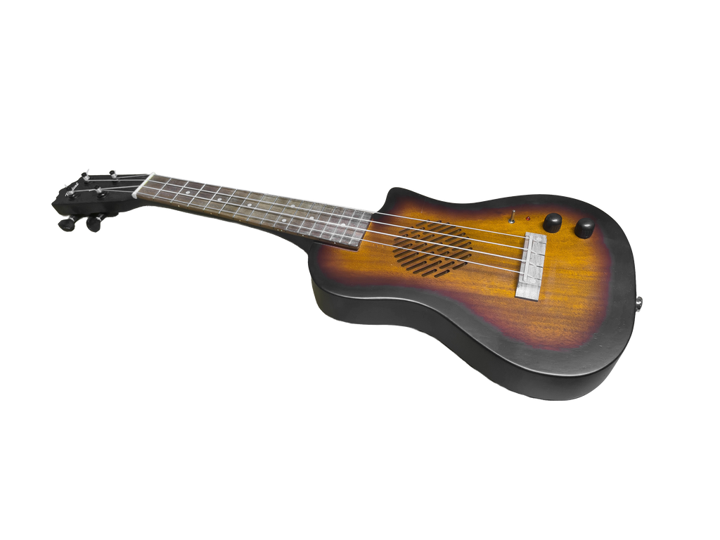 Ukelele Concert 24” color Vintage Sunburst con EQ + Funda Incluida
