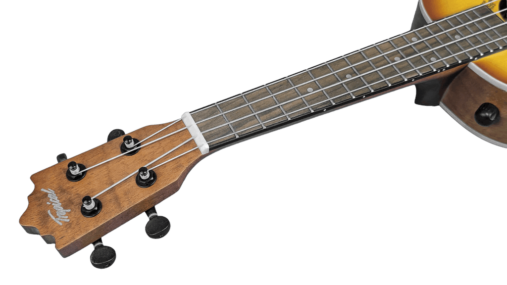 Ukelele Concert 24” Tropical Natural con Diseño Floral